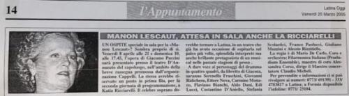 Giovanni Ribichesu press_Manon Lescaut_Latina Oggi